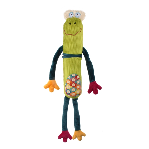 Іграшка для собак MISOKO&amp;CO Жаба, плюшева, 21х7х2,25 cm