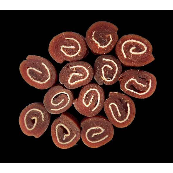 Ласощі для собак, рулети з качки і тріски, Nature&#039;s Protection Lifestyle snacks for dogs, duck and cod rolls, 75г - 1