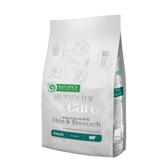 Сухий корм для собак із чутливим травленням Nature&#039;s Protection Superior Care 1,5 кг
