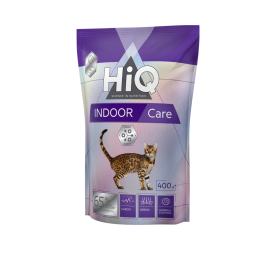 Сухий корм для дорослих хатніх кішок HiQ Indoor care 400 г