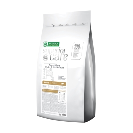 Nature's Protection Superior Care Sensitive Skin&amp;Stomach Adult Small Breeds Сухий корм для дорослих собак малих порід із чутливим травленням з ягням, 10 кг