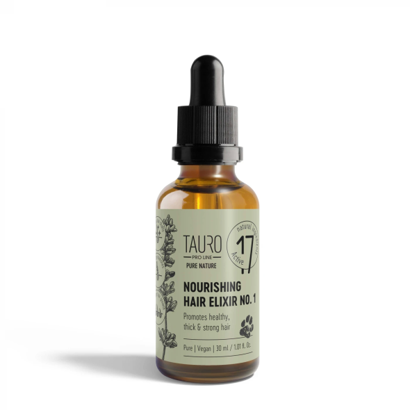 Живильний еліксир для шкіри та шерсті собак і котів Tauro Pro Line Pure Nature Nourishing Elixir No.1, 30ml - 1