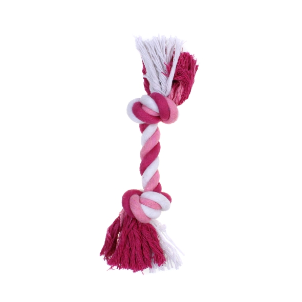 Іграшка для собак MISOKO&amp;CO Кручена мотузка, pink, 15 cm