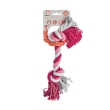Іграшка для собак MISOKO&amp;CO Кручена мотузка, pink, 15 cm - 1