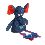 Іграшка для собак MISOKO&amp;CO Слон, плюшева, 15х10,25х4 cm