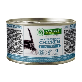 Мус для кошенят Nature&#039;s Protection Kitten Starter Mousse Chicken 200 г