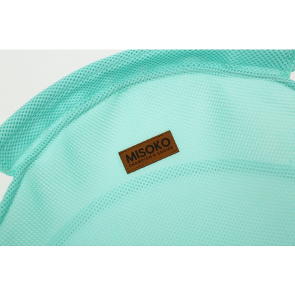 Складаний лежак для домашніх тварин MISOKO Pet bed round, 45x45x22 cm, mint - 1