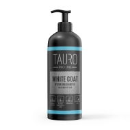 Зволожувальний шампунь для собак і котів з білою шерстю Tauro Pro Line White Coat Hydrating Shampoo 1000 мл