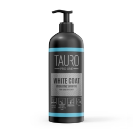 Зволожувальний шампунь для собак і котів з білою шерстю Tauro Pro Line White Coat Hydrating Shampoo 1000 мл
