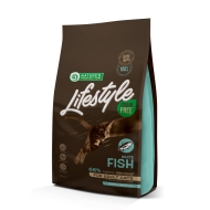 Сухий беззерновий корм для котів з білою рибою Nature&#039;s Protection Lifestyle 1,5 кг