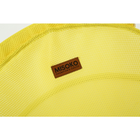 Складаний лежак для домашніх тварин MISOKO Pet bed round, 45x45x22 cm, yellow - 1
