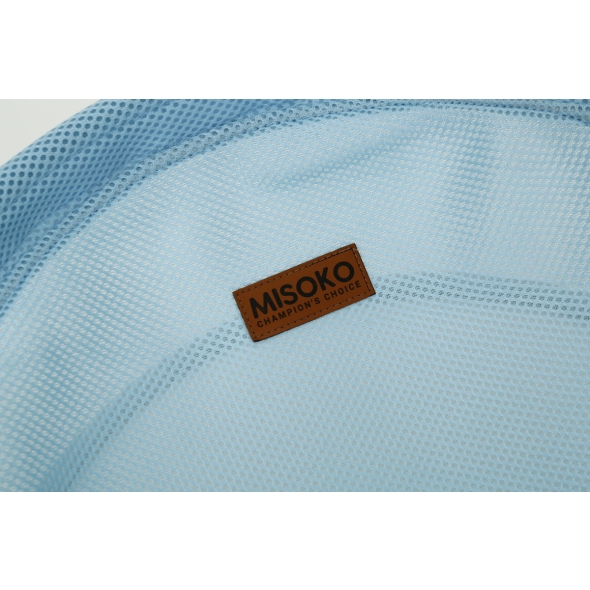 Складаний лежак для домашніх тварин MISOKO Pet bed round, 45x45x22 cm, light blue - 1