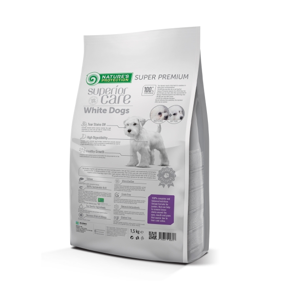 Сухий беззерновий корм для юніорів усіх порід із лососем Nature&#039;s Protection Superior Care 1,5 кг - 1
