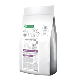 Nature's Protection Superior Care White Dogs Grain Free Salmon Junior All Breeds Сухой беззерновой корм для юниоров всех пород с лососем, 17 кг