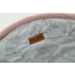 Складаний лежак для домашніх тварин MISOKO Pet bed round plush, 45x45x22 cm, pink - 1