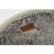 Складаний лежак для домашніх тварин MISOKO Pet bed round plush, 45x45x22 cm, dark brown coat - 1