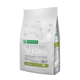 Nature's Protection Superior Care White Dogs Grain Free White Fish Junior Small Breeds Сухий беззерновий корм для юніорів малих порід з білою рибою, 10 кг