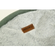 Складаний лежак для домашніх тварин MISOKO Pet bed round plush, 45x45x22 cm, light green - 1