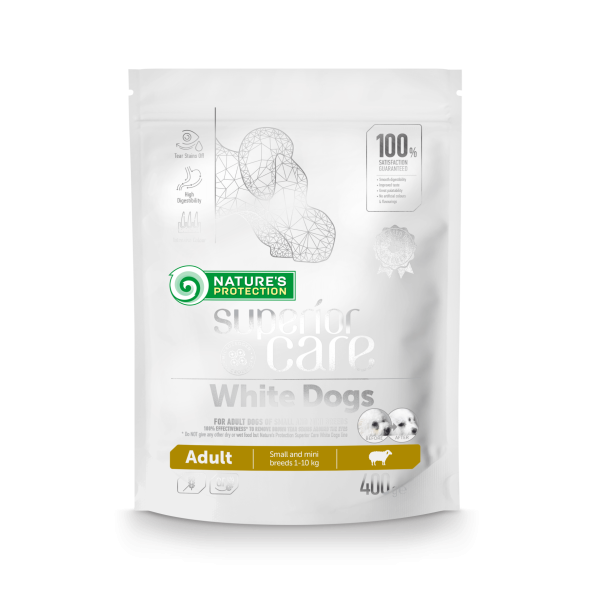 Сухий корм для дорослих собак малих порід із ягнятиною Nature&#039;s Protection Superior Care 400 г