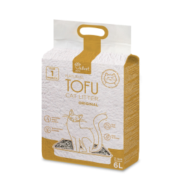 Наполнитель для кошачьих туалетов Velvet Paw TOFU Original, 6л/2,6 кг