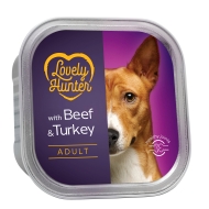 Влажный корм для взрослых собак с говядиной и индейкой Lovely Hunter Adult Beef and Turkey 150 г