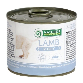 Вологий корм для цуценят всіх порід з ягнятиною Nature&#039;s Protection Puppy Lamb 200г
