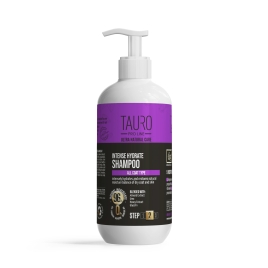 Інтенсивно зволожувальний шампунь для шерсті та шкіри собак і котів TAURO PRO LINE Ultra Natural Care Intense Hydrate Shampoo, 400 мл