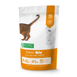 Сухий корм для дорослих хатніх кішок Nature&#039;s Protection Indoor 400г
