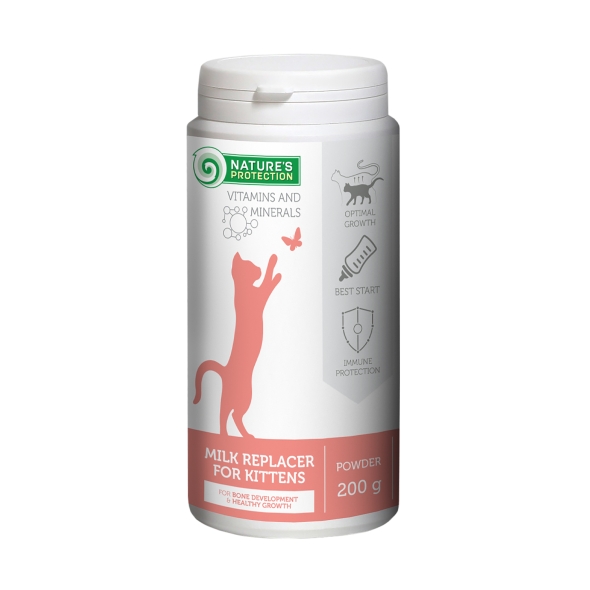 Nature's Protection Kitty-milk Замінник молока для кошенят, 200 г