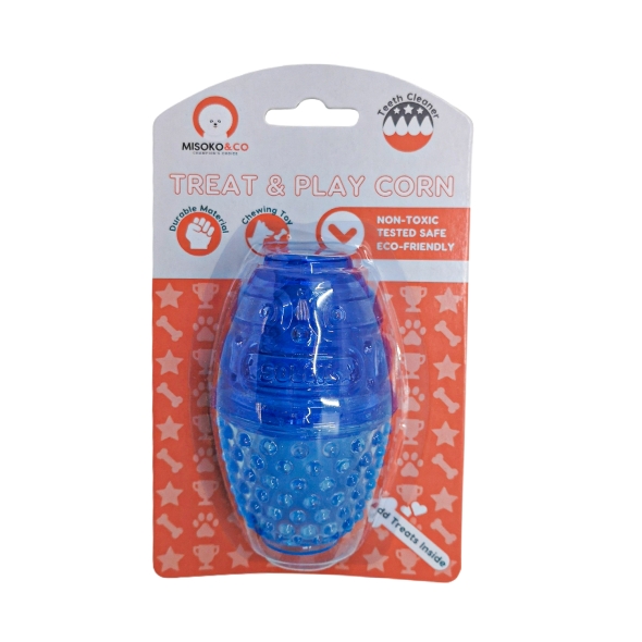 Игрушка для лакомств собак MISOKO&amp;CO blue, 11x6.5 cm - 2