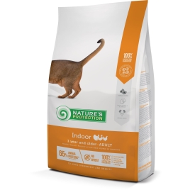 Сухий корм для дорослих хатніх кішок Nature&#039;s Protection Indoor 7кг