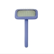 Щітка дерев&#039;яна прямокутна Tauro Pro Line, зубці 11 мм, purple, M