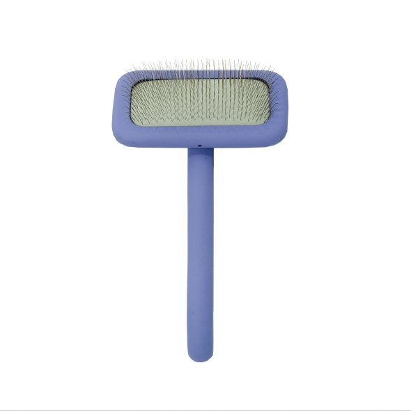 Щітка дерев&#039;яна прямокутна Tauro Pro Line, зубці 11 мм, purple, M