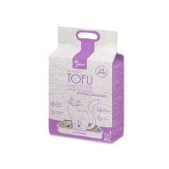 Наповнювач туалетів для котів, схильних до алергії Velvet Paw TOFU з екстрактом лаванди, 6л/2,6 кг