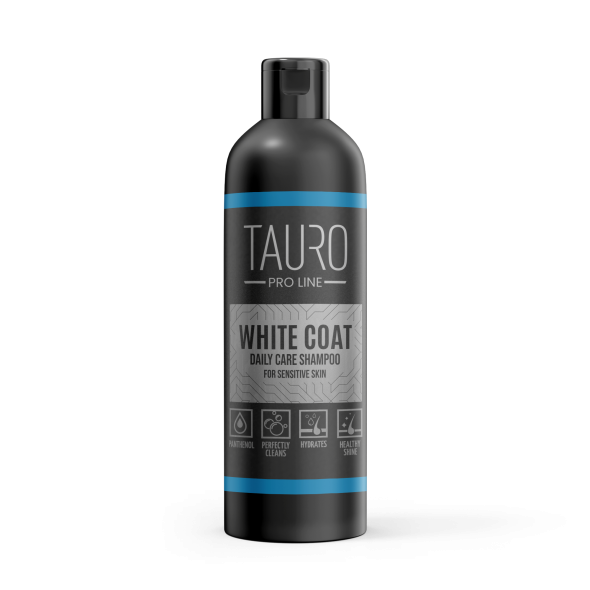 Шампунь для собак і кішок з білою шерстю Tauro Pro Line Wthite Coat Daily Care Shampoo 250 ml