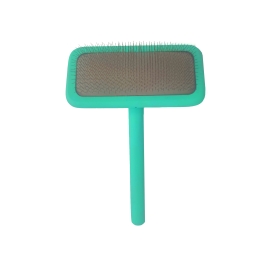 Щітка дерев&#039;яна прямокутна Tauro Pro Line, зубці 11 мм, mint, S