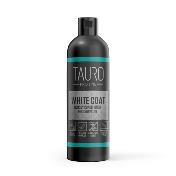 Кондиціонер для собак, котів з білим забарвленням Tauro Pro Line 250 мл