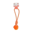 Іграшка для собак MISOKO&amp;CO Мотузка з м&#039;ячем, orange, 43 cm - 1