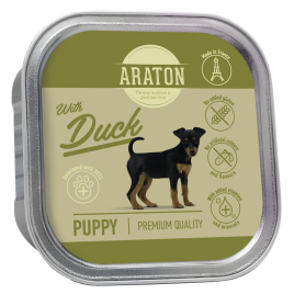 Вологий корм для цуценят з качкою ARATON Puppy with Duck, 150 г