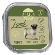 Вологий корм для цуценят з ягнятиною ARATON Puppy with Lamb, 150 г