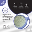 Щітка дерев&#039;яна кругла Tauro Pro Line, зубці 11 мм, purple, M - 2