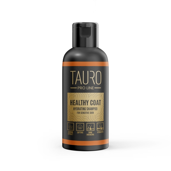 Зволожувальний шампунь для собак і котів усіх порід Tauro Pro Line Healthy Coat Hydrating Shampoo 50 мл