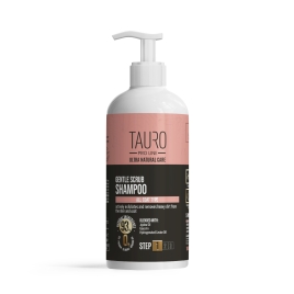 Tauro Pro Line Ultra Care Gentle Scrub Shampoo Деликатный шампунь-скраб для шерсти и кожи собак и кошек, 1000 мл