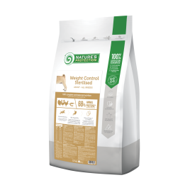 Nature's Protection Weight Control Sterilised Adult All Breeds Сухой корм для взрослых собак склонных к полноте, после стерилизации, 12 кг