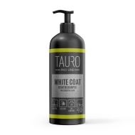 Шампунь з кератином для собак та кішок із білою шерстю Tauro Pro Line White Coat Keratin Shampoo 1000 мл
