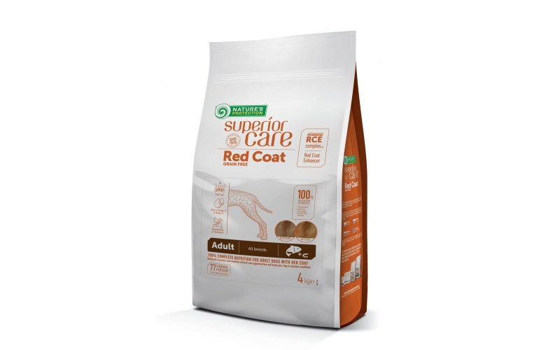 Nature's Protection Superior Care Small Red Coat Junior Dogs Grain Free with Salmon - Miscota België