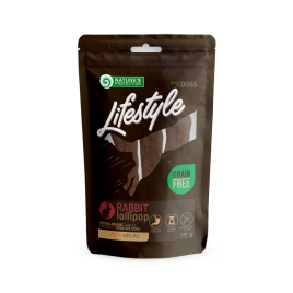 Ласощі для собак, палички з м&#039;ясом кролика, Nature&#039;s Protection Lifestyle Snack For Dogs Rabbit Lollipop 75г
