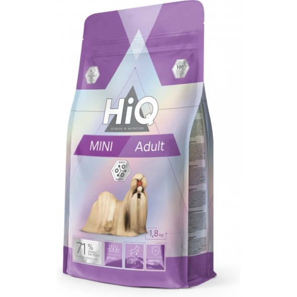 Сухий корм для дорослих собак малих порід HiQ Mini Adult 1.8kg