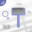 Щітка TAURO PRO LINE, пластикова, зубчики 20 мм, тонкі, фіолетова - 2
