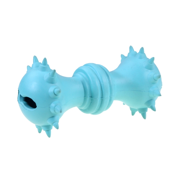 Іграшка для собак MISOKO&amp;CO Рифлена гантеля, light blue, 13.8 cm
